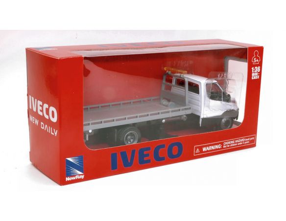 NEW RAY NY15873E IVECO DAILY BIANCO C/PIANALE 1:36 Modellino