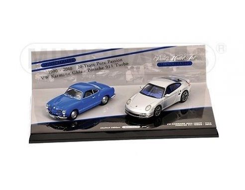 Minichamps PM402902010 20 YEARS MINICHAMPS SET PORSCHE KARMANN GHIA 1:43 Modellino
