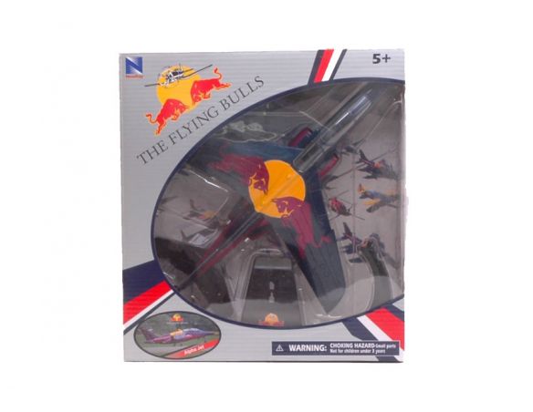 NEW RAY NY21283 AEREO ALPHA JET LYING RED BULLS cm 30 1:40 Modellino