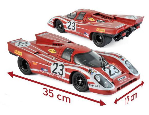 NOREV NV127501 PORSCHE 917 K N.23 WINNER LM 1970 H.HERRMANN-R.ATTWOOD 1:12 Modellino