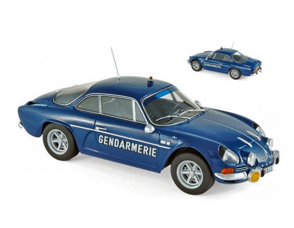 NOREV NV185301 ALPINE RENAULT A110 1600S 1971 GENDARMERIE 1:18 Modellino