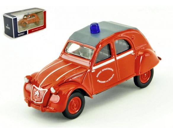 NOREV NV319251D CITROEN 2 CV POMPIERS 1:64 Modellino