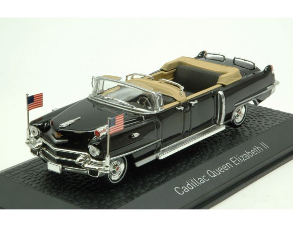 NOREV NV910029 CADILLAC QUEEN ELISABETH II 1956 BLACK 1:43 Modellino