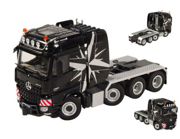 NZG NZG9371-50 MERCEDES AROCS BIG SPACE SLT BLACK 1:50 Modellino