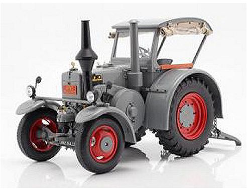 PREMIUMX PR8-005A LANZ BULLDOG D8506 GREY 1937 W/WINDOW AND ROOF 1:8 Modellino