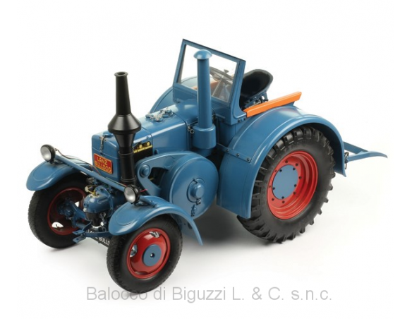PREMIUMX PR8-005B LANZ BULLDOG D8506 BLUE 1937 W/WINDOW NO ROOF 1:8 Modellino