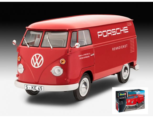 REVELL RV07049 VW T1 KASTENWAGEN KIT 1:16 Modellino