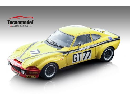 TECNOMODEL TMD18133D OPEL GT 1900 N.77 WINNER GT2 1000 KM NURBURGRING 1972 CRIST.-J.RAGNOTTI Modellino