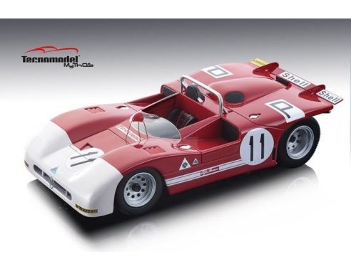 TECNOMODEL TMD1850B ALFA ROMEO T33/3 B N.11 4th 1000 KM NURBURGR. 1971 DE ADAM.-PESCAROLO Modellino