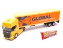 WELLY WE39707B CAMION SCANIA V8 R730 GLOBAL LOGISTICS SERVICE 1:64 Modellino