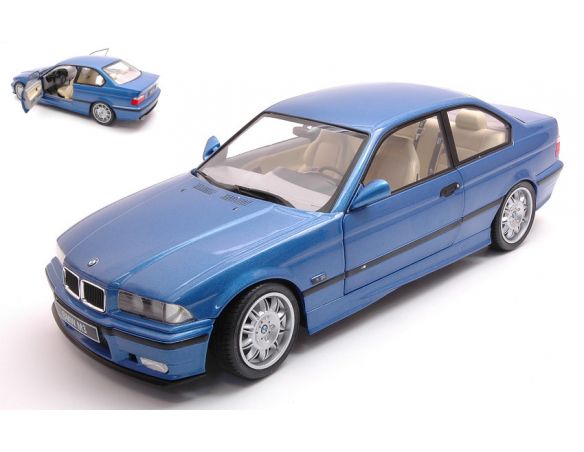 SOLIDO SL1803901 BMW E36 COUPE M3 1990 BLEU ESTORIL 1:18 Modellino