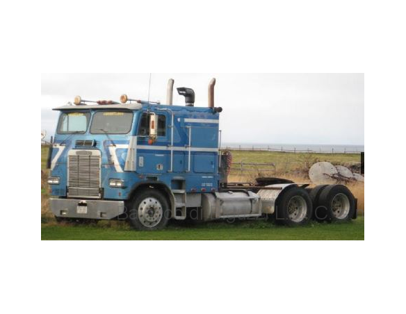 IXO MODEL TR046 FREIGHTLINER FLA 1993 MET.BLUE 1:43 Modellino
