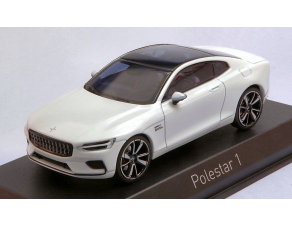 NOREV NV871003 POLESTAR 1 2020 SNOW WHITE & BLACK FRAME 1:43 Modellino