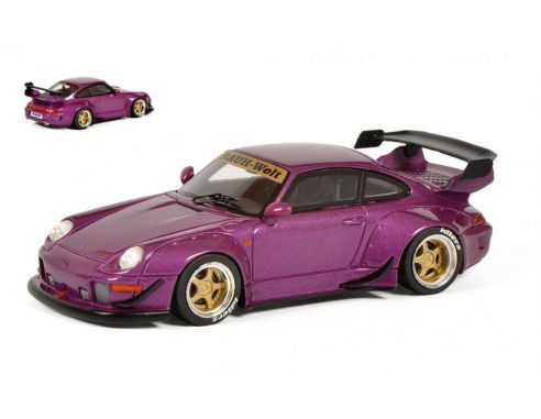 SCHUCO SH9116 RAUH-WELT RWB 964 PURPLE 1:43 Modellino