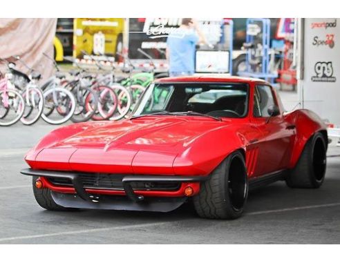 GT SPIRIT GT266 CHEVROLET CORVETTE C2 OPTIMA ULTIMA RED 1:18 Modellino