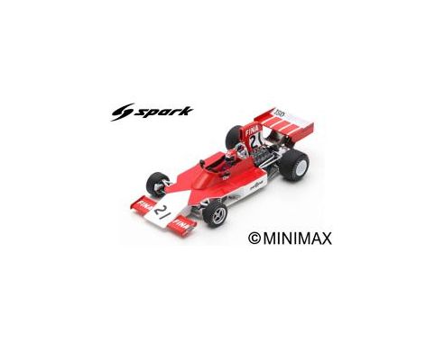 SPARK MODEL S4040 ISO FW TOM BELSO 1974 N.21 8th SWEDISH GP 1:43 Modellino