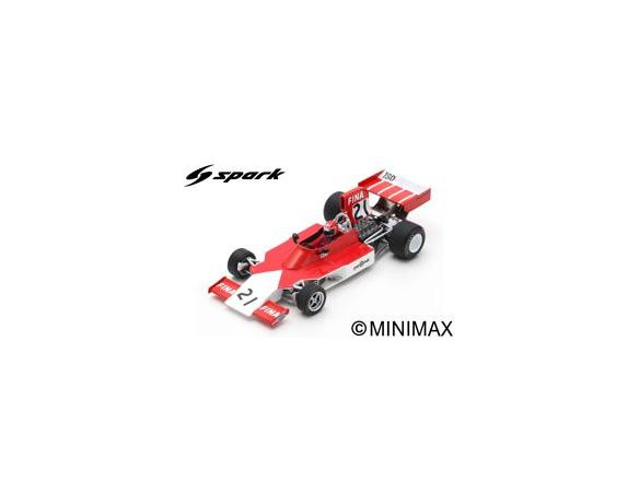 SPARK MODEL S4040 ISO FW TOM BELSO 1974 N.21 8th SWEDISH GP 1:43 Modellino
