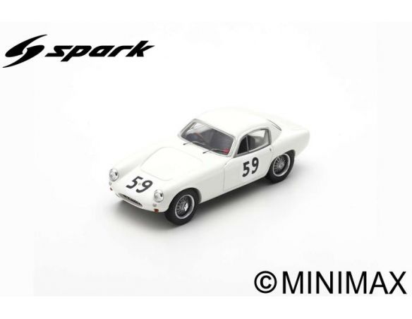 SPARK MODEL S8215 LOTUS ELITE N.59 2nd NATIONAL BRANDS HATCH 1958 JIM CLARK 1:43 Modellino