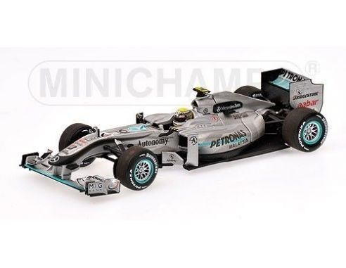 Minichamps PM410100004 MERCEDES N.ROSBERG 2010 1/43 Modellino