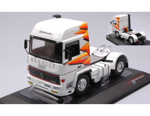 IXO MODEL TR041 RENAULT R 370 TURBO 1987 WHITE/RED 1:43 Modellino