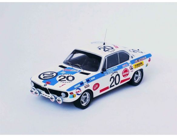 TROFEU TFRRBE19 BMW 2800 CS N.20 24H SPA 1971 EISEN.-STOFFEL-BURGOA 1:43 Modellino