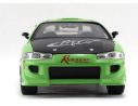 Jada 97603 Fast & Furious Mitsubishi Eclipse 1995 Brian's verde lime 1:24 Modellino