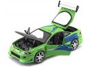 Jada 97603 Fast & Furious Mitsubishi Eclipse 1995 Brian's verde lime 1:24 Modellino