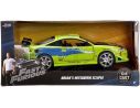 Jada 97603 Fast & Furious Mitsubishi Eclipse 1995 Brian's verde lime 1:24 Modellino