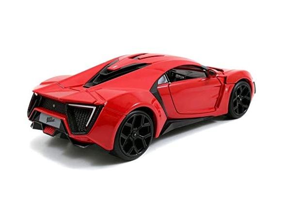 Jada 97377 Fast & Furious 7 Hyperspot Lykan Rossa 1:24 Die-cast Modellino