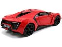 JADA TOYS JADA97377 LYKAN HYPERSPORT FAST & FURIOUS 7 RED 1:24 Modellino