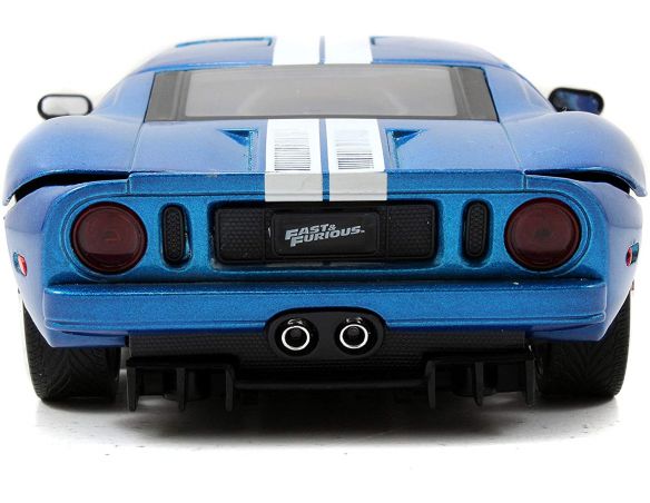 Jada 97177 Fast & Furious Ford GT 2005 Blu/bianca 1:24 Modellino
