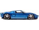 JADA TOYS JADA97177 FORD GT 2005 FAST & FURIOUS BLUE W/WHITE STRIPES 1:24 Modellino