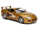 Jada 99540 Fast & Furious Toyota Supra del 1995 SLAP JACK S  GOLD 1:24 Modellino