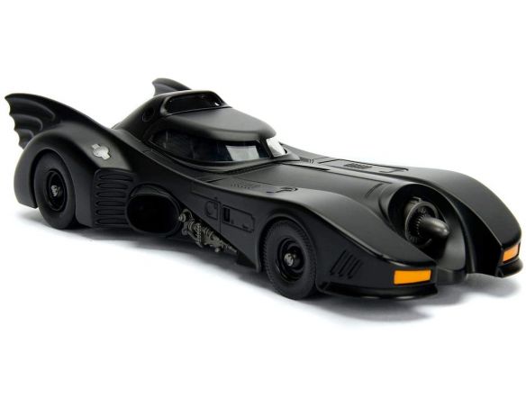 Jada 98260 Batman Batmobile del 1989 con figura Die-cast 1:24 Modellino