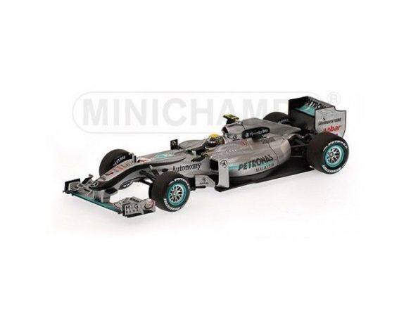 Minichamps PM410100104 MERCEDES N.ROSBERG 2010 MALAYSIA GP 1:43 Modellino