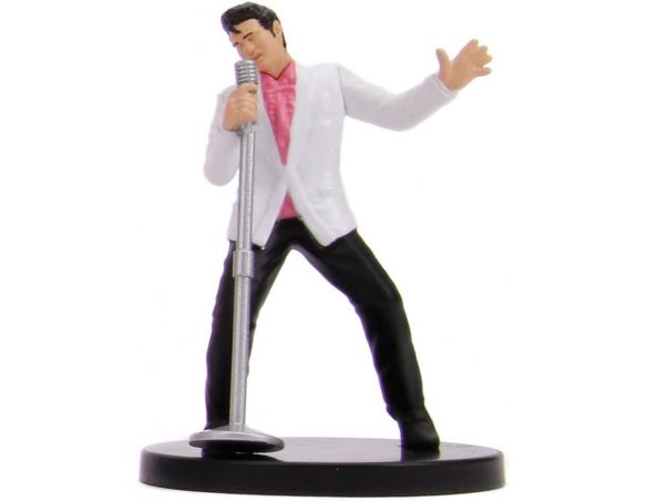 JADA TOYS JADA31007 CADILLAC FLEETWOOD 1955 W/ELVIS PRESLEY 1:24 Modellino