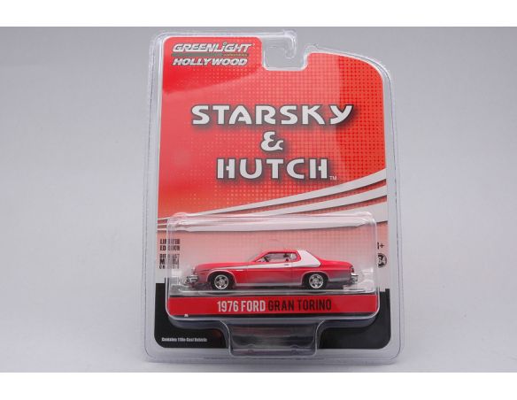 GREENLIGHT GREEN44855F FORD GRAN TORINO 1976 STARSKY & HUTCH DIRTY VERSION 1:64 Modellino