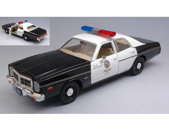 GREENLIGHT GREEN84101 DODGE MONACO METROPOLITAN POLICE THE TERMINATOR 1984 1:24 Modellino