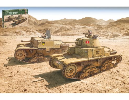 ITALERI IT15768 M13/40 - M14/41e SEMOVENTE KIT 1:56 Modellino