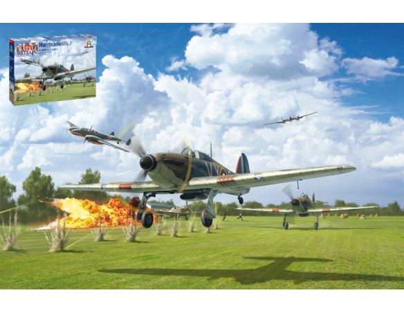 ITALERI IT2802 HURRICANE Mk.I BATTLE OF BRITAIN 80th ANN.KIT 1:48 Modellino