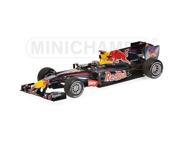 Minichamps PM410100205 RED BULL S.VETTEL 2010 WINNER BRAZILIAN GP 1:43 Modellino