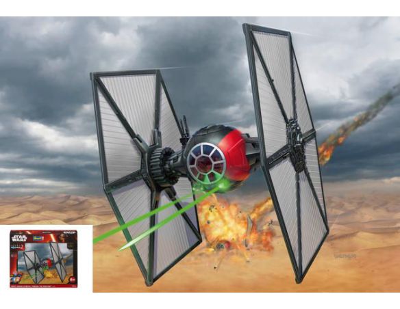 REVELL RV06693 STAR WARS FIRST ORDER SPECIAL FORCES TIE FIGHTER KIT 1:35 Modellino