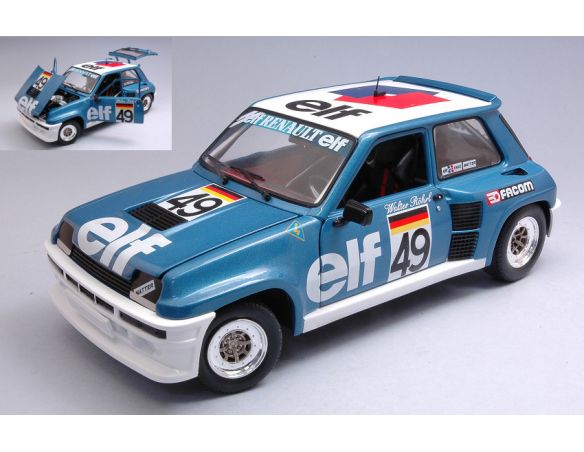 SOLIDO SL1801307 RENAULT 5 TURBO N.49 EUROPEAN CUP 1981 WALTER ROHRL 1:18 Modellino
