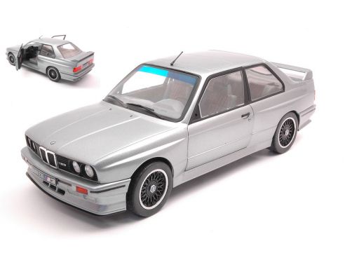 SOLIDO SL1801506 BMW E30 M3 1990 STERLING SILVER METALLIC 1:18 Modellino