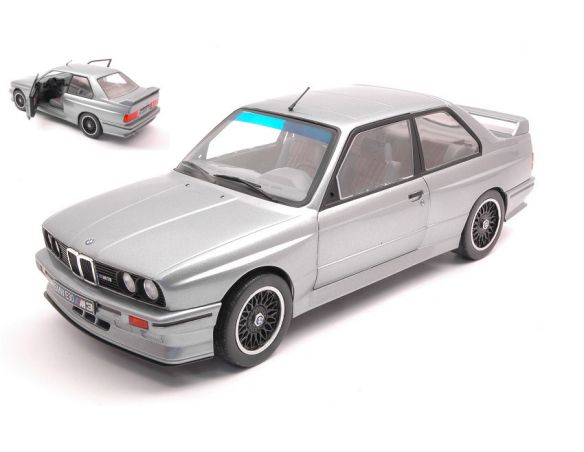 SOLIDO SL1801506 BMW E30 M3 1990 STERLING SILVER METALLIC 1:18 Modellino
