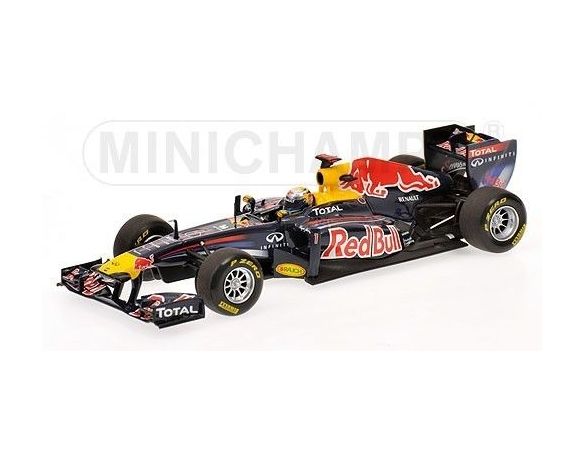 Minichamps PM410110001 RED BULL S.VETTEL 2011 WORLD CHAMPION 1:43 Modellino
