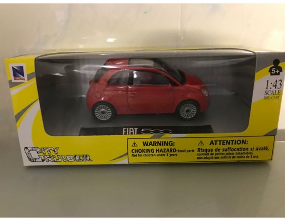 New Ray 19587 FIAT 500 ROSSA 1/43 2007 Modellino