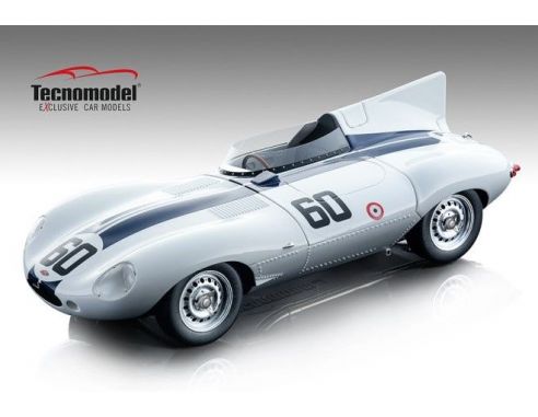 TECNOMODEL TMD18157B JAGUAR D-TYPE N.60 WINNER WATKINS GLEN GP 1955 JOHNSTON 1:18 Modellino