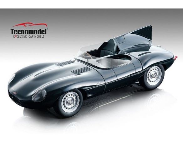 TECNOMODEL TMD18157D JAGUAR D-TYPE 1957 PRESS GLOSS DARK GREEN 1:18 Modellino