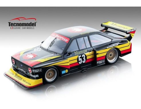 TECNOMODEL TMD18172A FORD ESCORT II RS TURBO ZAKSPEED DRM N.53 2nd NORISRING 1978 HAHNE 1:18 Modellino